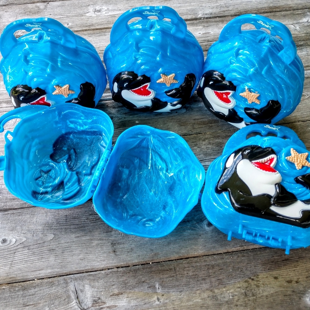 Set of 5 SeaWorld Shamu Lunchboxes